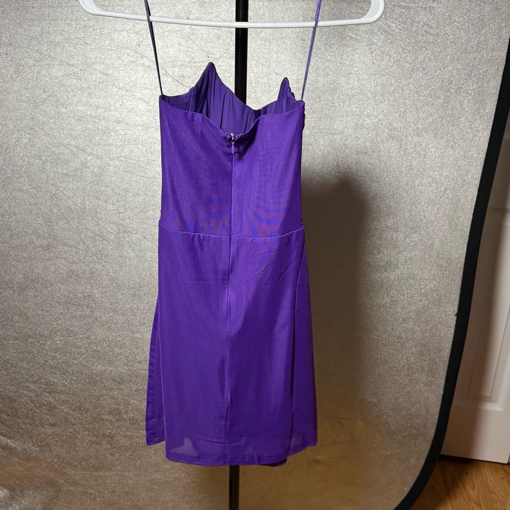 Chic Purple Women's Prom Dress - Picture 4 of 4